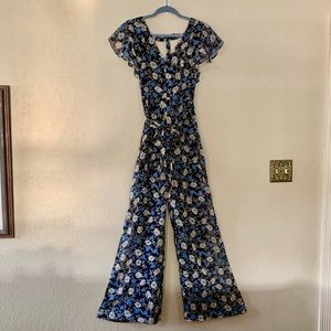 Flirty Floral Jumpsuit, NWOT